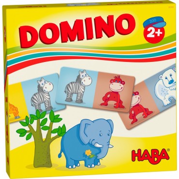 Gra Domino Zwierzęta w zoo Haba
