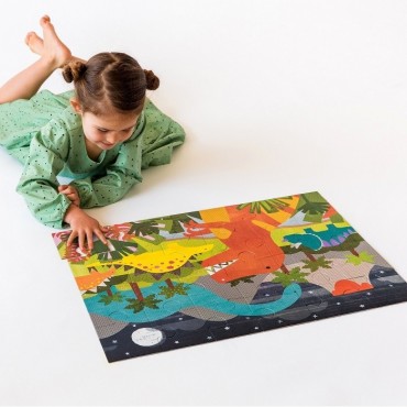 Puzzle Podłogowe Dinozaur Petit Collage