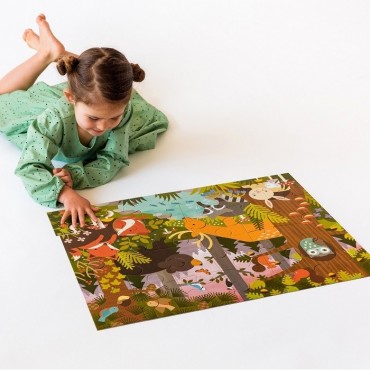 Puzzle Podłogowe Las Petit Collage
