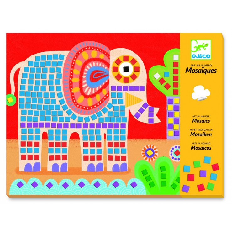 Mozaiki Słonie i ślimaki Djeco