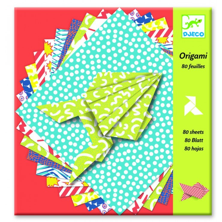 Origami Kolorowy Papier Djeco