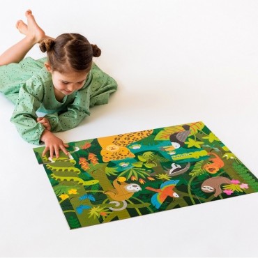 Puzzle Podłogowe Dżungla Petit Collage