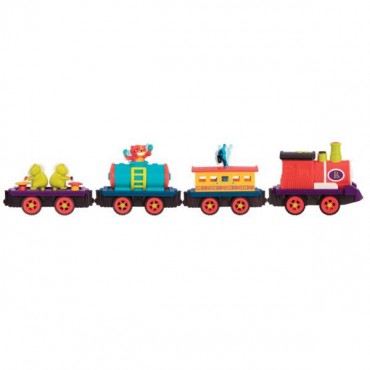 Muzyczny pociąg-kolejka z torami The Critter Express B.Toys