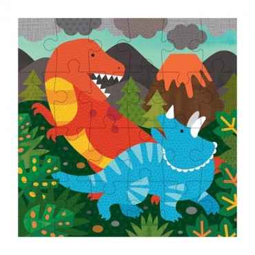 Puzzle Mini Dinozaur Petit Collage