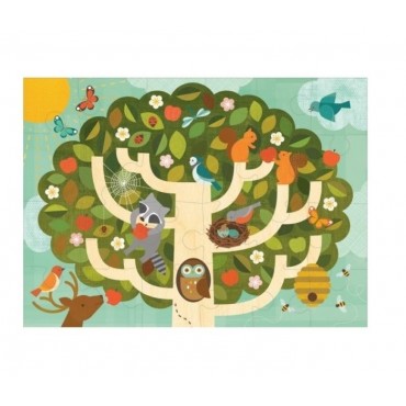 Puzzle Podłogowe Drzewo Petit Collage