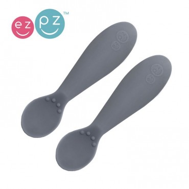 Silikonowa łyżeczka Tiny Spoon 2 szt. szara EZPZ