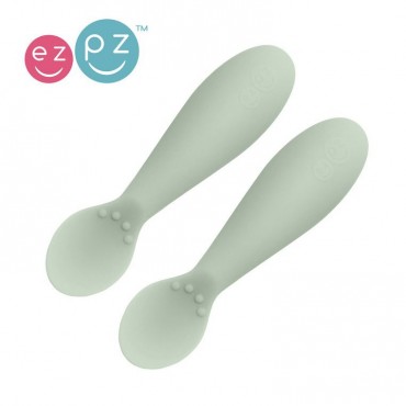 Silikonowa łyżeczka Tiny Spoon 2 szt. pastelowa zieleń EZPZ