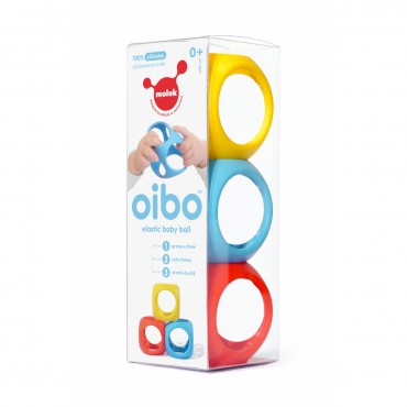 Zabawka kreatywna Oibo 3 pack - kolory podstawowe, Moluk