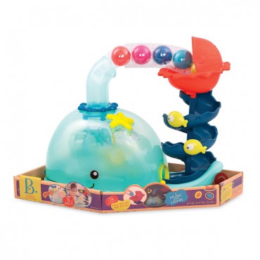 Poppity Whale Pop – muzyczny wieloryb z piłeczkami B.Toys
