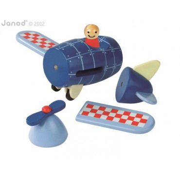 Samolot drewniany magnetyczny, Janod