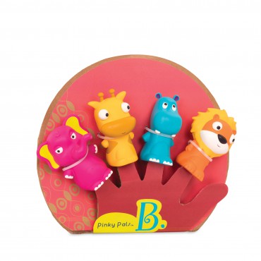 Pinky Pals – pacynki na palce Zwierzaki z Zoo B.Toys - 2