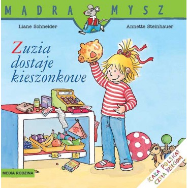 Zuzia dostaje kieszonkowe Mądra Mysz Wydawnictwo Media Rodzina - 1
