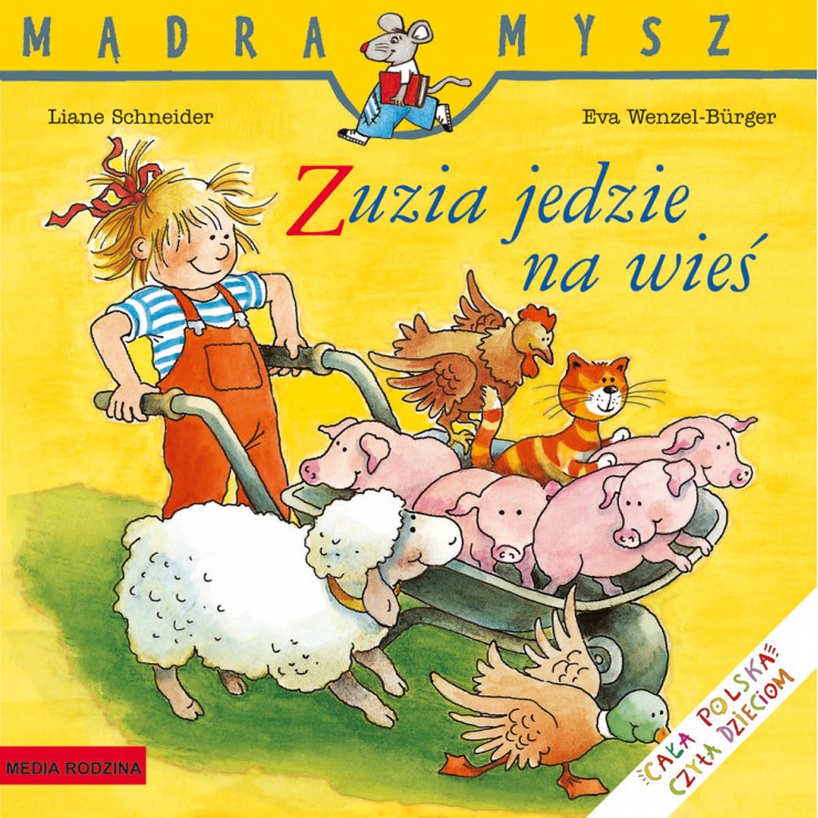 Zuzia jedzie na wieś Mądra Mysz Wydawnictwo Media Rodzina - 1