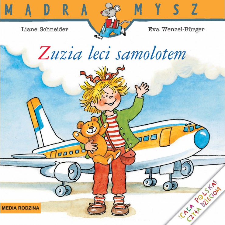 Zuzia leci samolotem Mądra Mysz Wydawnictwo Media Rodzina - 1