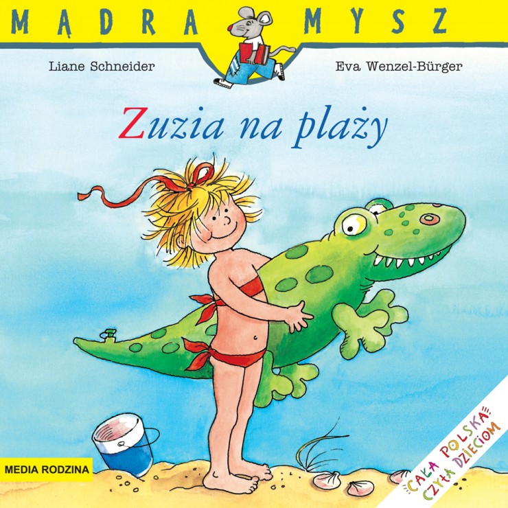 Zuzia na plaży Mądra Mysz Wydawnictwo Media Rodzina - 1