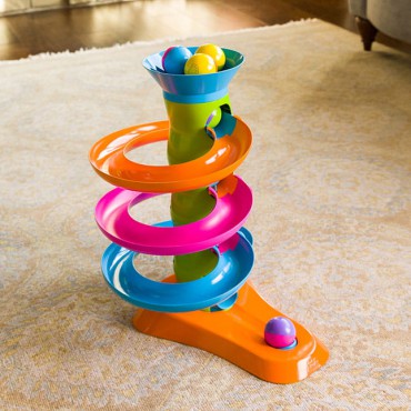 Zakręcona Wieża dla Kulek RollAgain Fat Brain Toy - 5