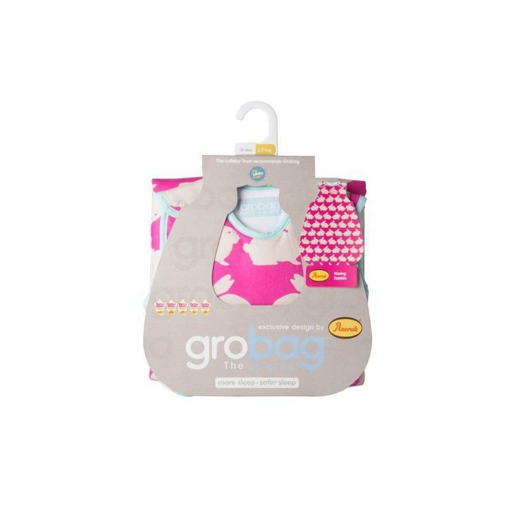 Śpiworek Grobag Anorak Kissing Bunnies - grubość 1,0 tog Gro Company Śpiworek Grobag Anorak Kissing Bunnies - grubość 1,0 tog Gro Company