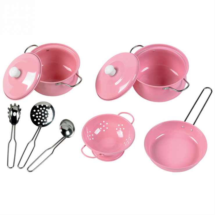 Różowe naczynia kuchenne Tidlo - 1