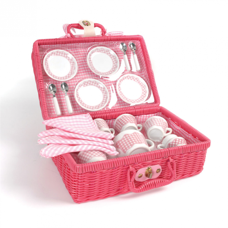 Różowy zestaw piknikowy Tidlo - 1