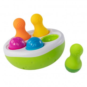 Sorter Kolorowe Wańki Wstańki SpinnyPins Fat Brain Toys - 2