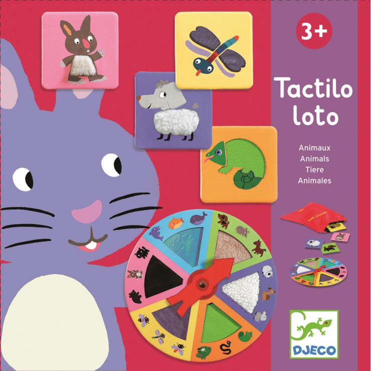 Gra edukacyjna Lotto ruletka Zwierzaki Djeco - 1