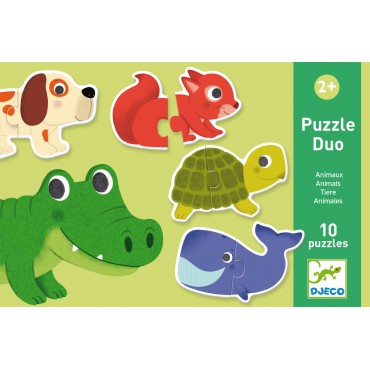 Puzzle duo Zwierzątka Djeco - 2