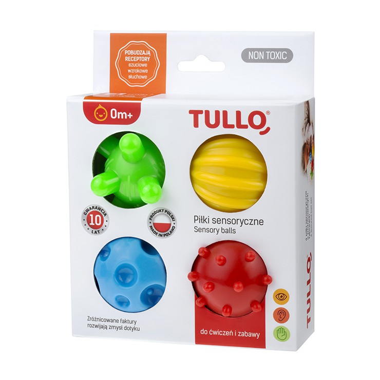 Piłki sensoryczne 4 szt. Tullo - 1