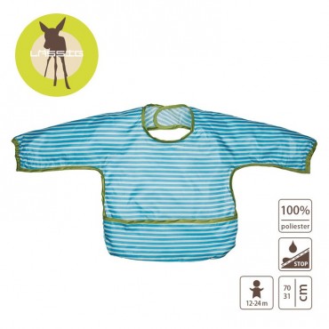 Śliniak z długim rękawem 12-24m Starlight olive Lassig