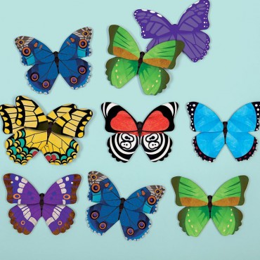 Gra Memory Motyle z elementami w kształcie motyli Mudpuppy