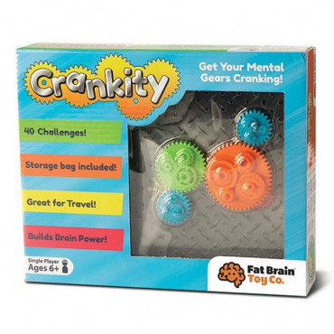 Łamigłówka Kółka Zębate Crankity Fat Brain Toys - 3