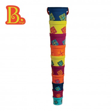 Bazillion Buckets – kubełki do piętrowania B.Toys