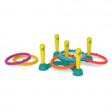 Sling-a-Ring Toss – zestaw do gry w rzucanie obręczami do celu B.Toys - 3