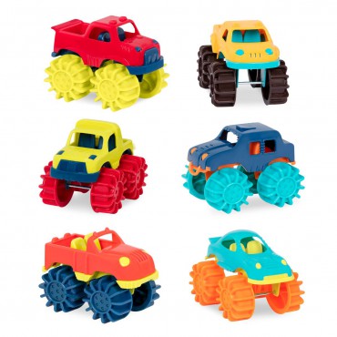 Thunder Monster – Monster Trucks – zestaw 6 Monster Trucków B.Toys - 2