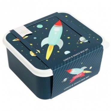 Lunchbox Kosmos zestaw 4 szt. A Little Lovely Company