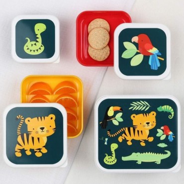 Lunchbox Tygrysek zestaw 4 szt. A Little Lovely Company