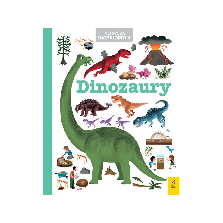 Pierwsza encyklopedia Dinozaury Wydawnictwo Wilga