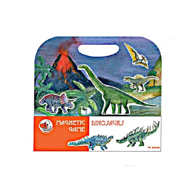Układanka gra magnetyczna Dinozaury Egmont Toys - 1
