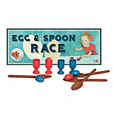 Wyścig z jajkami i łyżeczkami - gra Egmont Toys