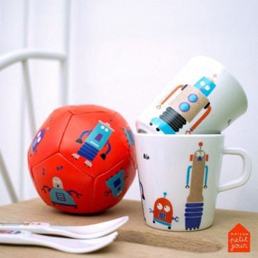 Zestaw naczyń i sztućców dla dziecka Roboty Maison Petit Jour - 3