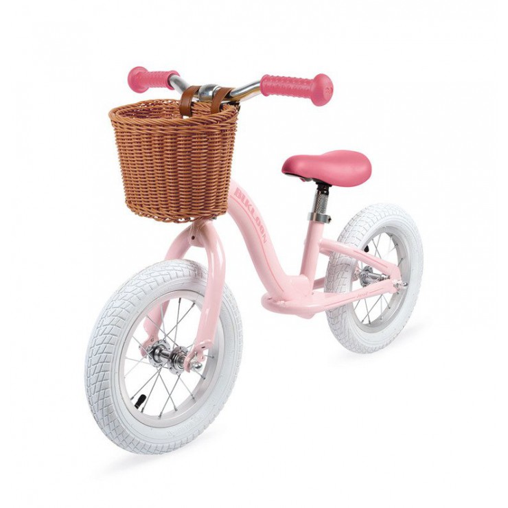 Metalowy rowerek biegowy Bikloon Vintage różowy Janod - 3