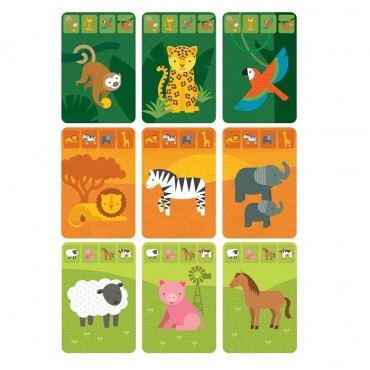 Gra Karciana Zwierzęta Petit Collage