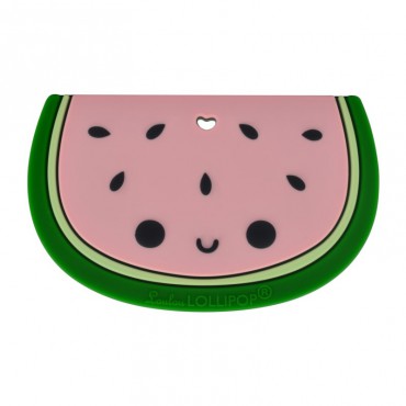 Gryzak silikonowy z zawieszką Watermelon Loulou LOLLIPOP