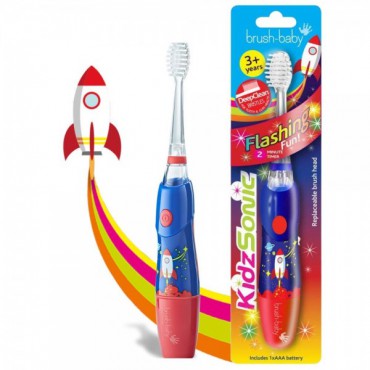 Kidzsonic Rocket szczoteczka soniczna dla dzieci w wieku 3+ lat Brush-Baby