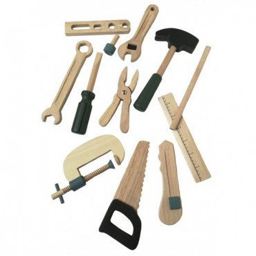 Drewniane narzędzia do zabawy w walizce Egmont Toys