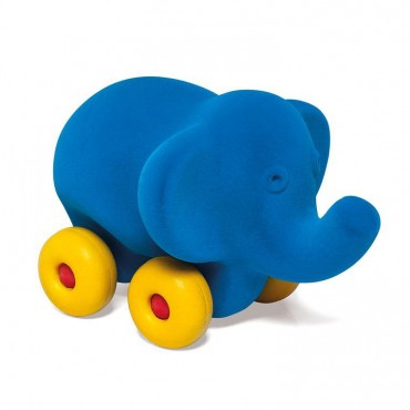 Słoń pojazd sensoryczny niebieski Rubbabu