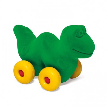 Dinozaur pojazd sensoryczny zielony Rubbabu - 2