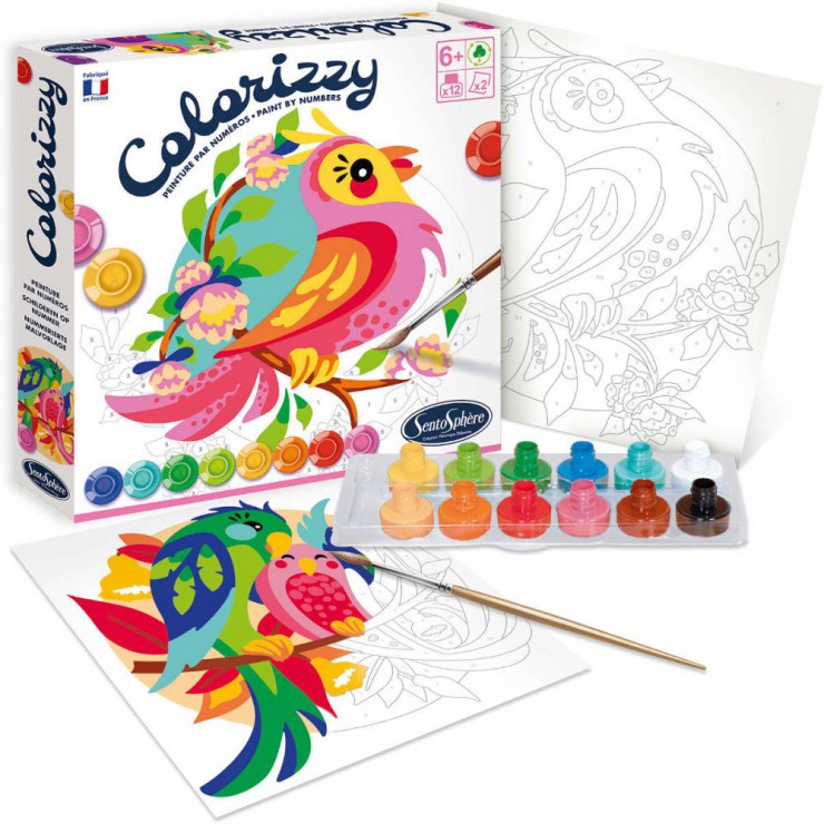 Colorizzy Papugi malowanie po numerach SentoSphere - 1