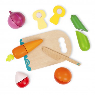 Chop ‘n’ Play zestaw drewnianych warzyw do krojenia B.Toys - 2