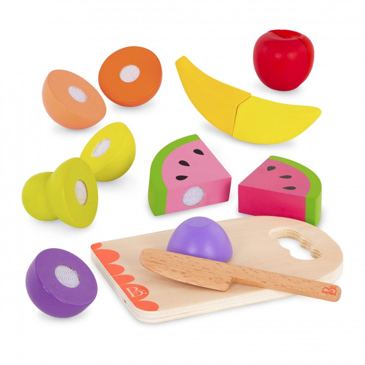 Chop ‘n’ Play zestaw drewnianych owoców do krojenia - 1