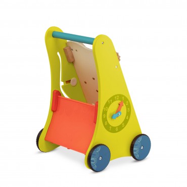 Walk ‘n’ Learn – drewniany chodzik-pchacz edukacyjny B.Toys